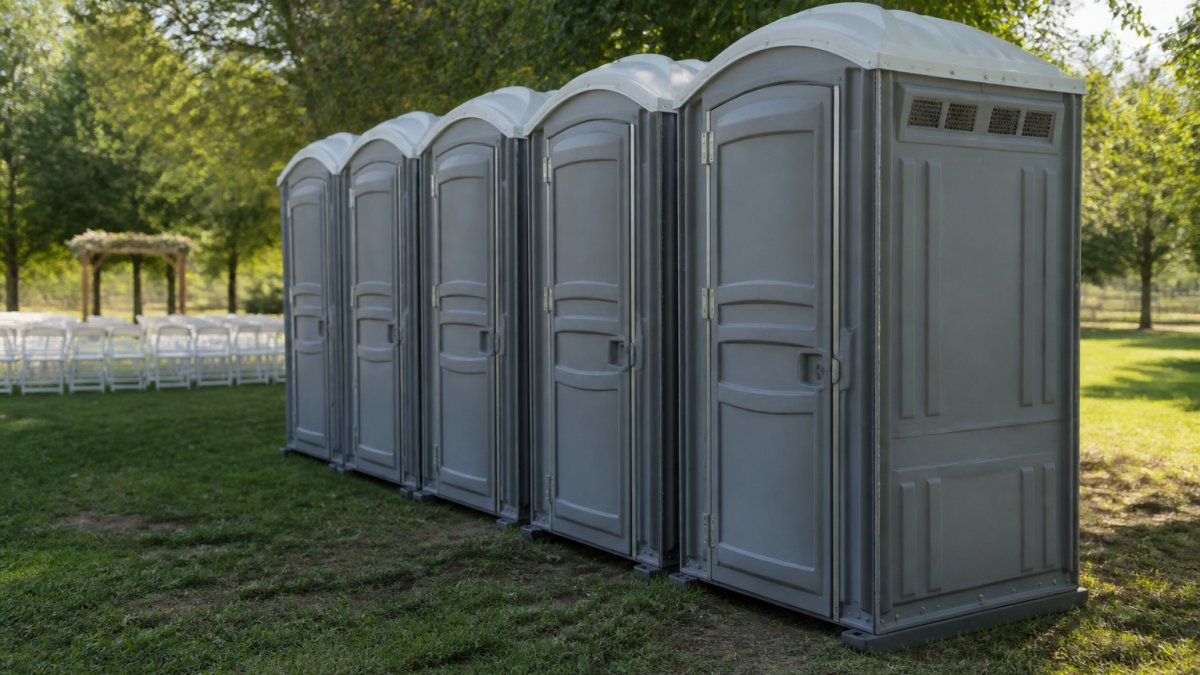 How Many Portable Toilets for an Outdoor Wedding?