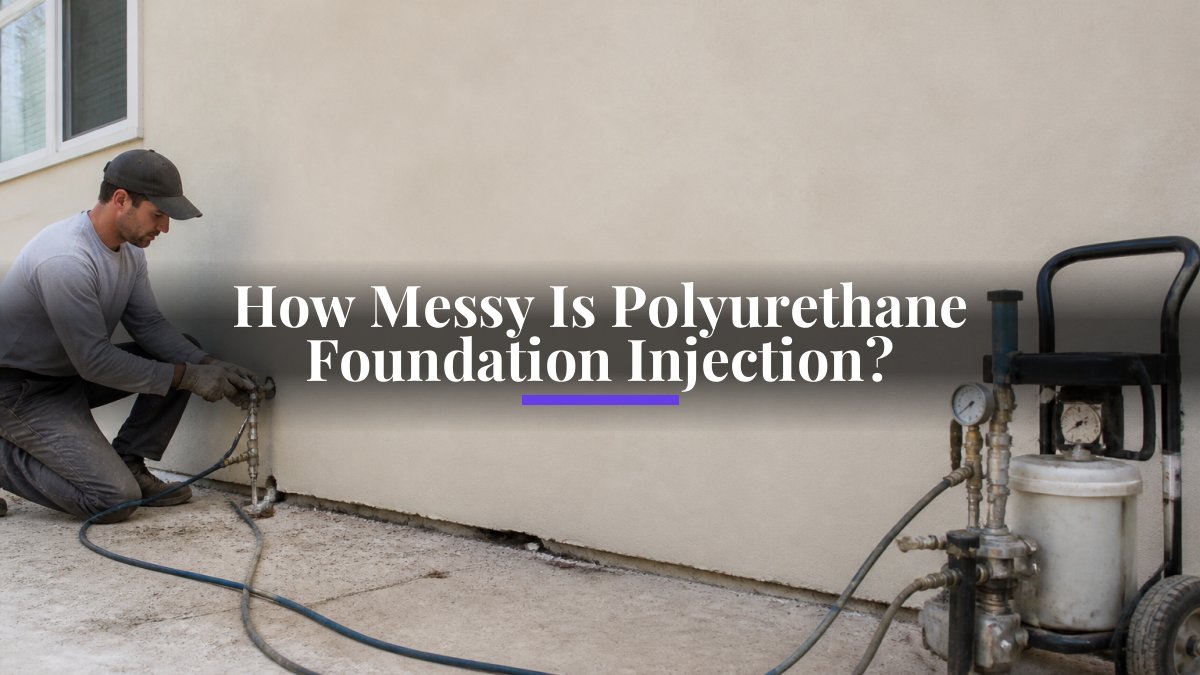 How Messy Is Polyurethane Foundation Injection?