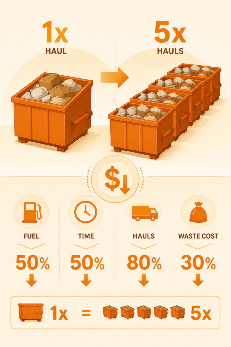 How Much Does Dumpster Compaction Save? 2026 Guide