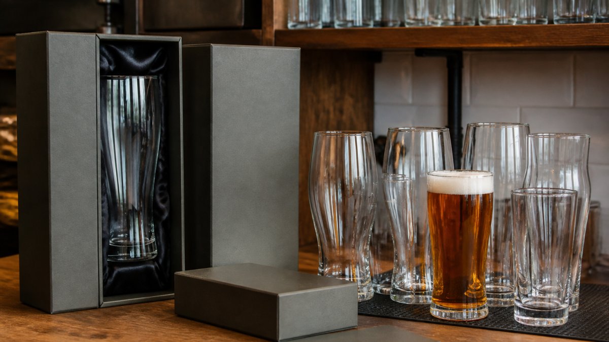 How Should You Store and Display Branded Beer Glasses?