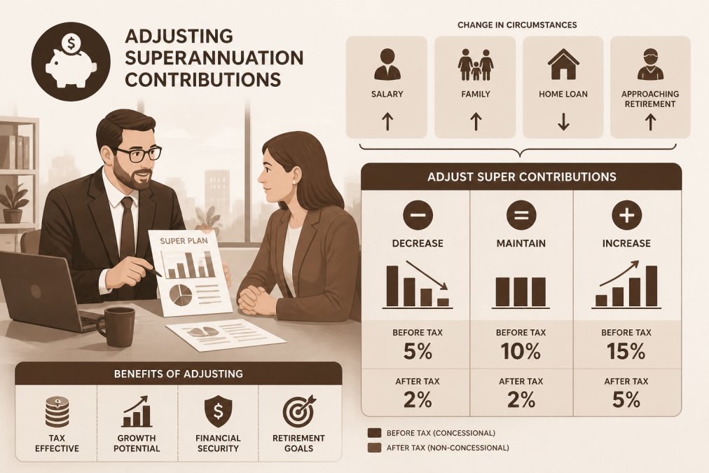 Professional illustration showing adapt financial plan