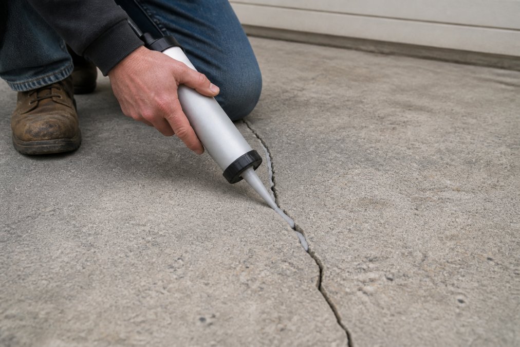 How to Apply Concrete Crack Filler Correctly