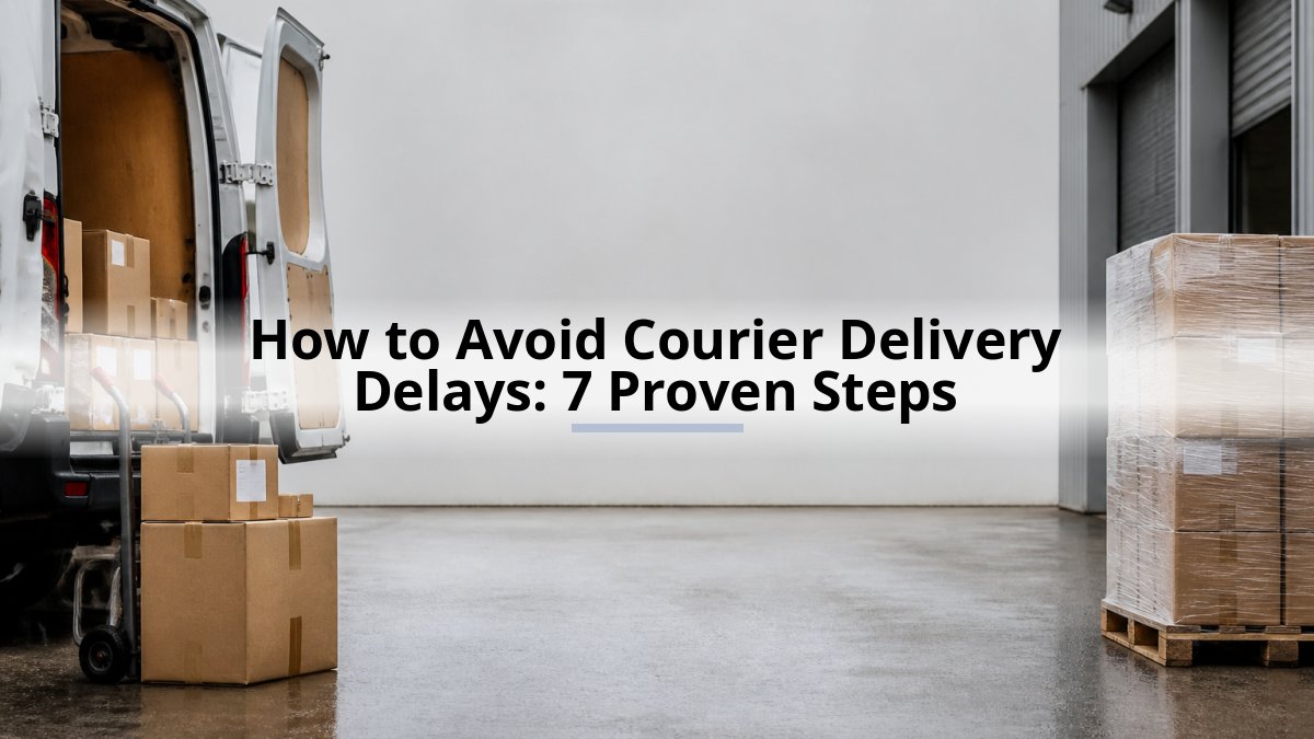 How to Avoid Courier Delivery Delays: 7 Proven Steps