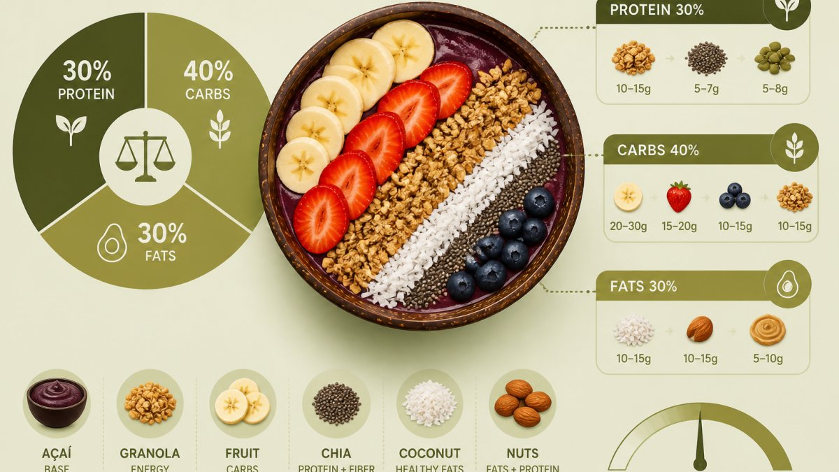How to Balance Macronutrients in Açai Bowls