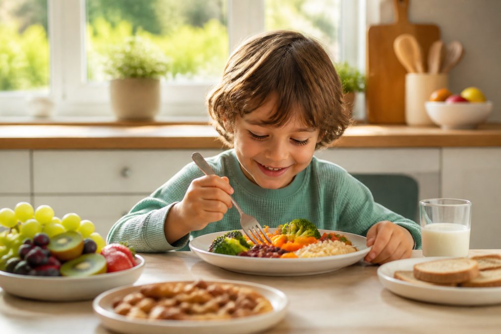 Professional illustration showing boost child focus