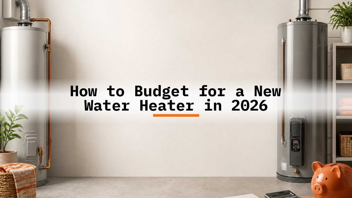 How to Budget for a New Water Heater in 2026