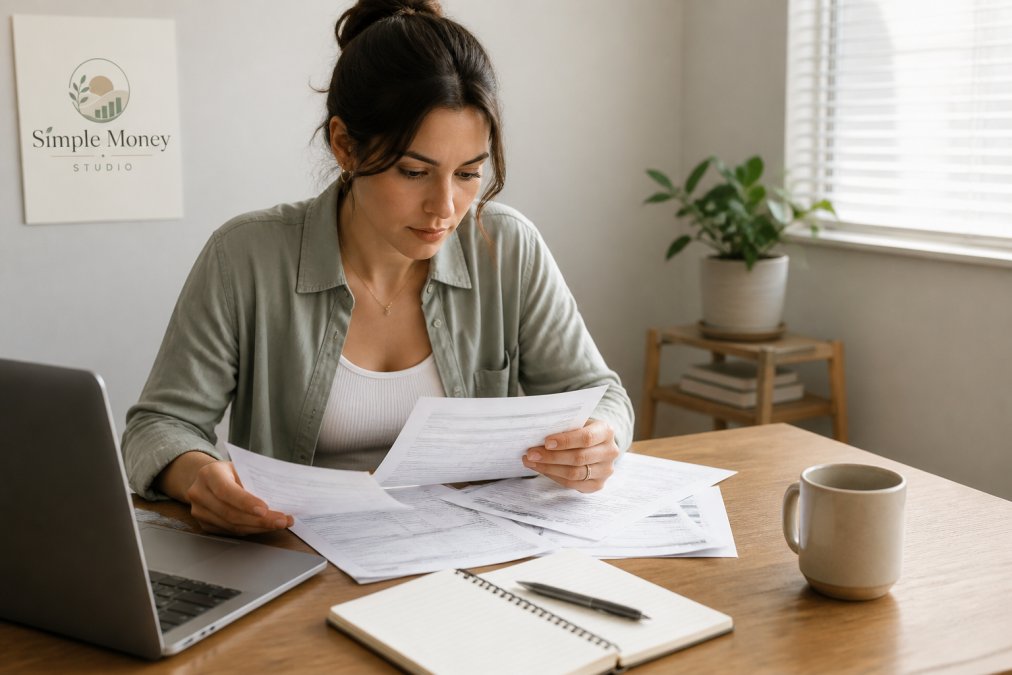 Flowchart illustrating the process of using a holding account to manage irregular income and stabilize monthly cash flow.