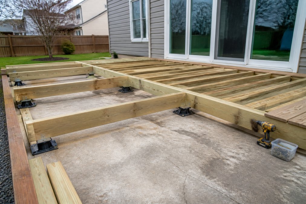 How to Build a Deck Over Existing Concrete in 2026