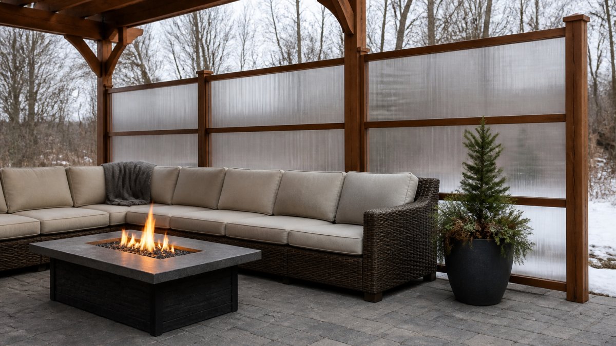 How to Build a DIY Winter Patio Windbreak: Step-by-Step