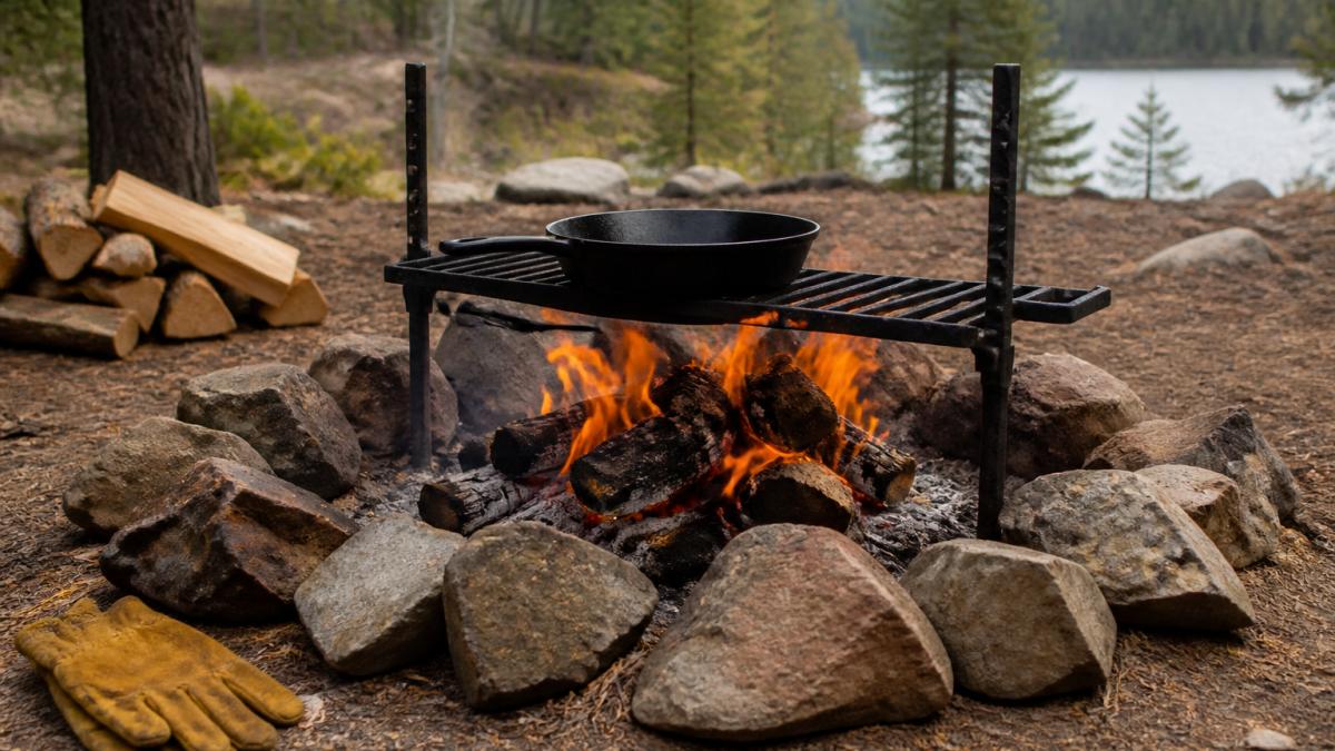 How to Build a Safe Campfire for Cooking