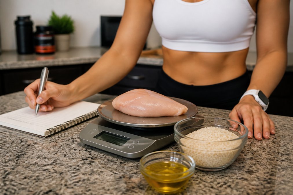 Step-by-step visual guide for Close for calculate daily macros