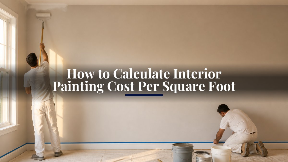 How to Calculate Interior Painting Cost Per Square Foot