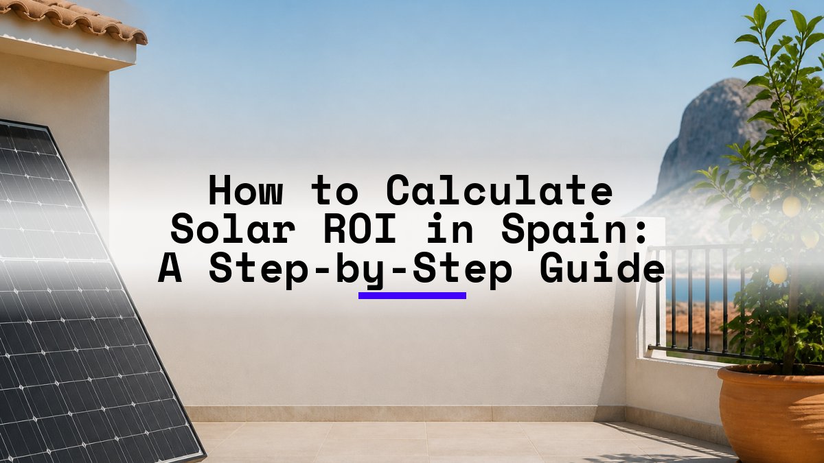 How to Calculate Solar ROI in Spain: A Step-by-Step Guide
