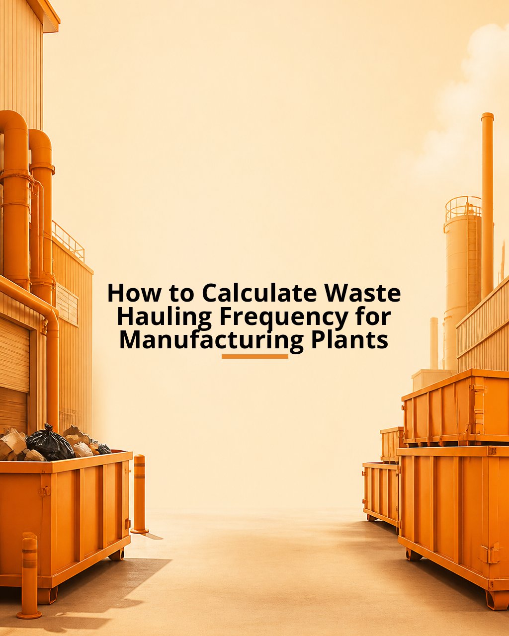 How to Calculate Waste Hauling Frequency for Manufacturing Plants