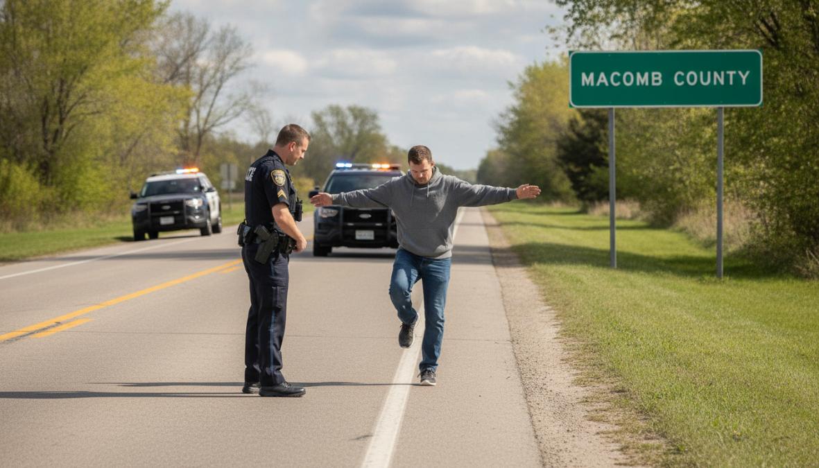 Professional illustration showing challenge macomb county dui