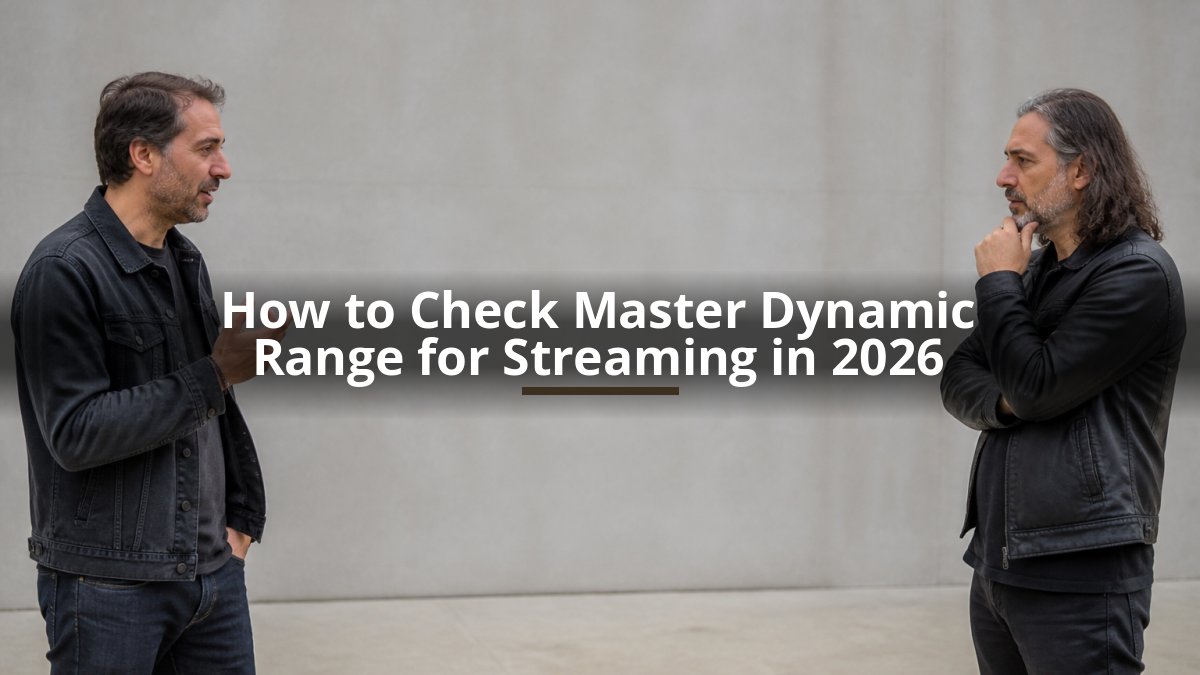 How to Check Master Dynamic Range for Streaming in 2026
