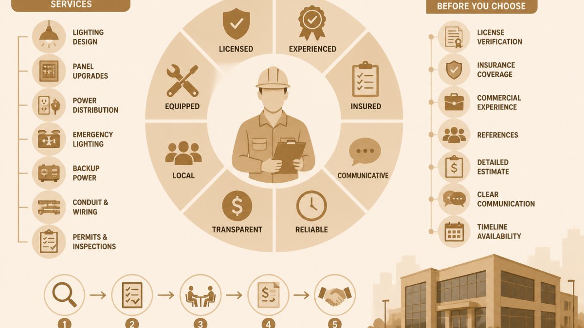How to Choose a Commercial Electrician for Your Business