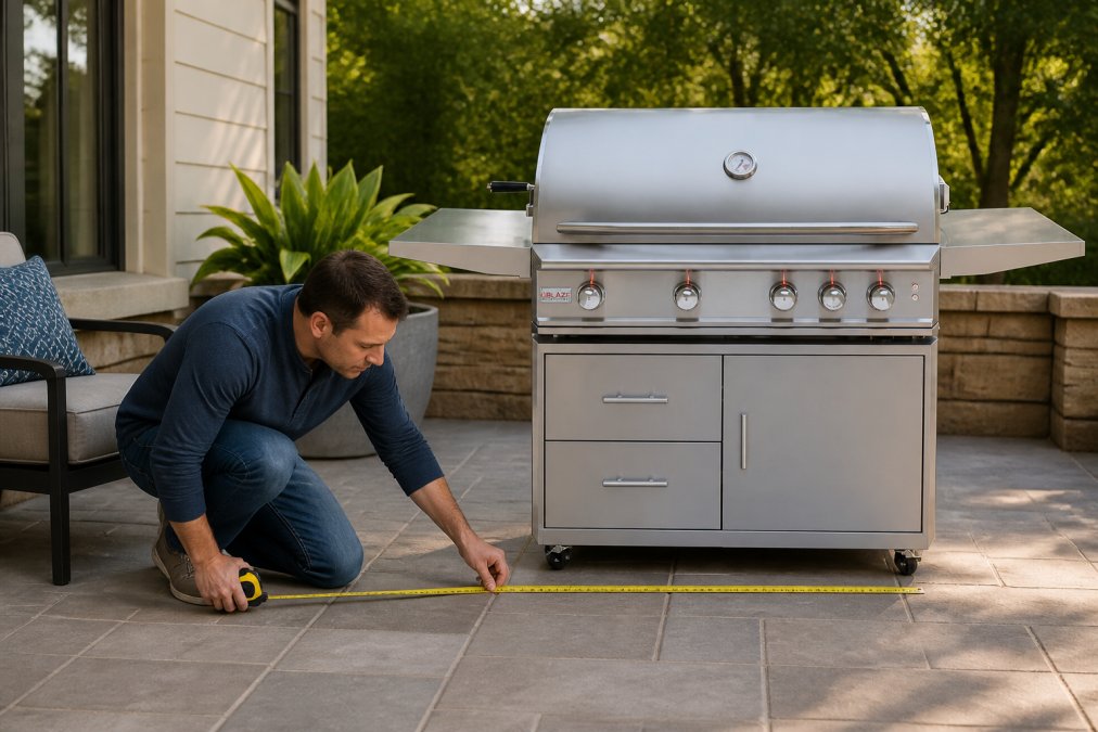 Measure the intended grill area before ordering.