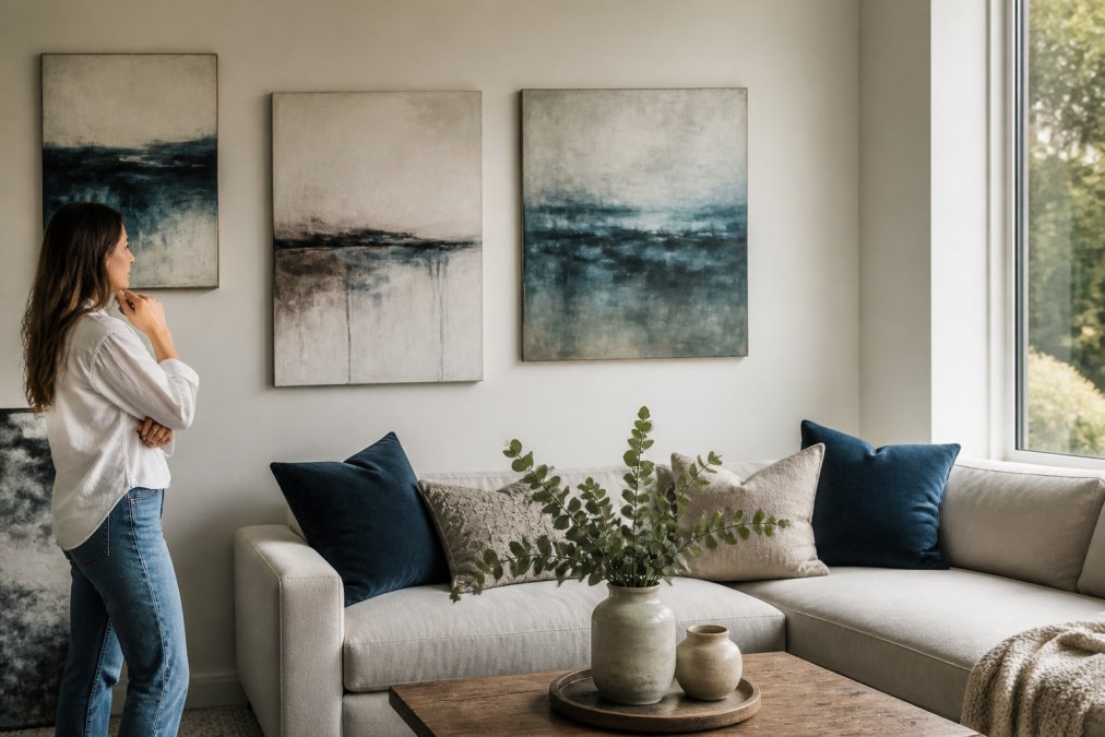 How to Choose Abstract Art for Your Living Room