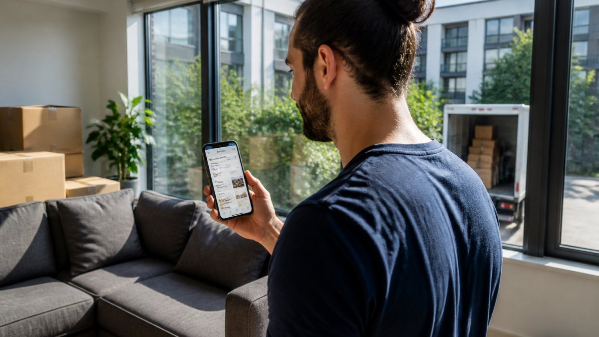 Infographic comparing Lugg vs GoShare features for apartment moving services