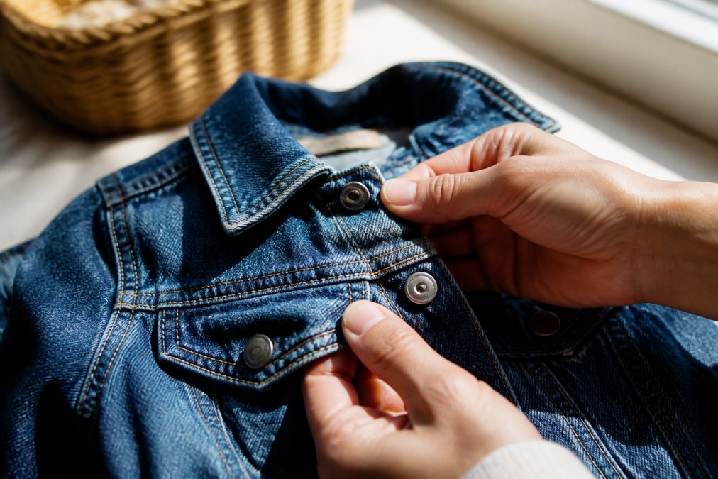 Professional illustration showing Close for durable kids clothes