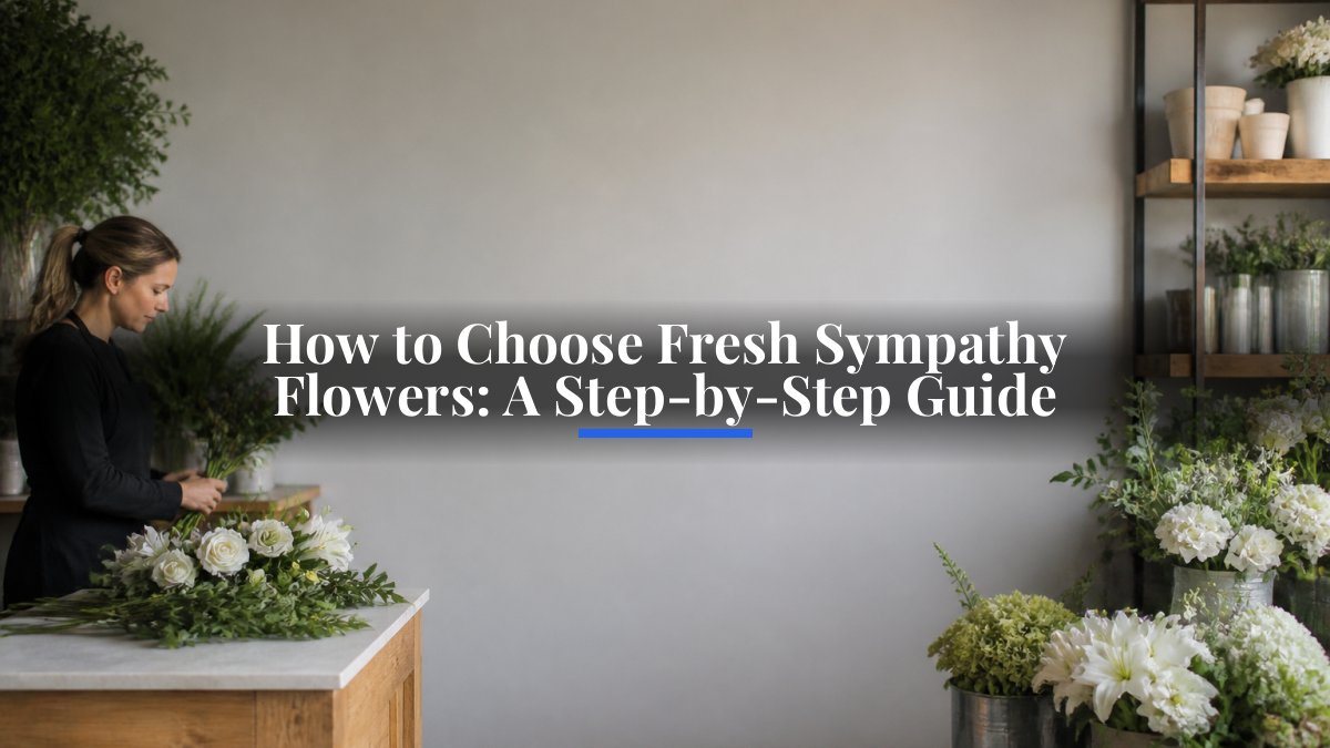 How to Choose Fresh Sympathy Flowers: A Step-by-Step Guide