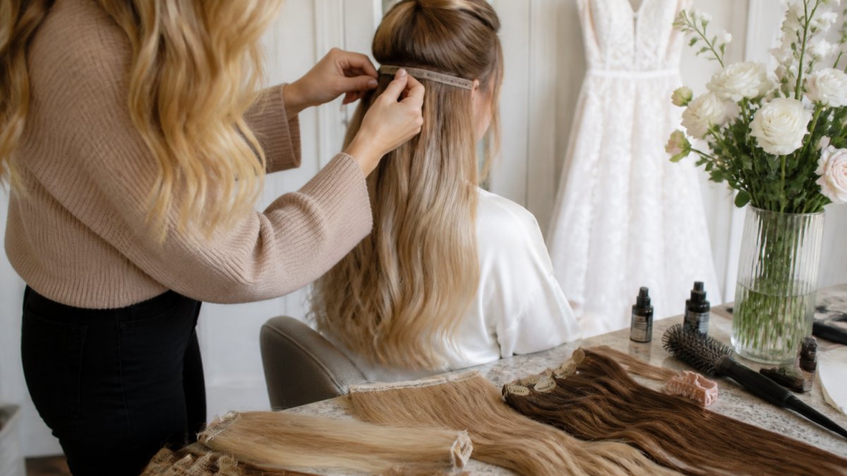 How to Choose Hair Extensions for Weddings