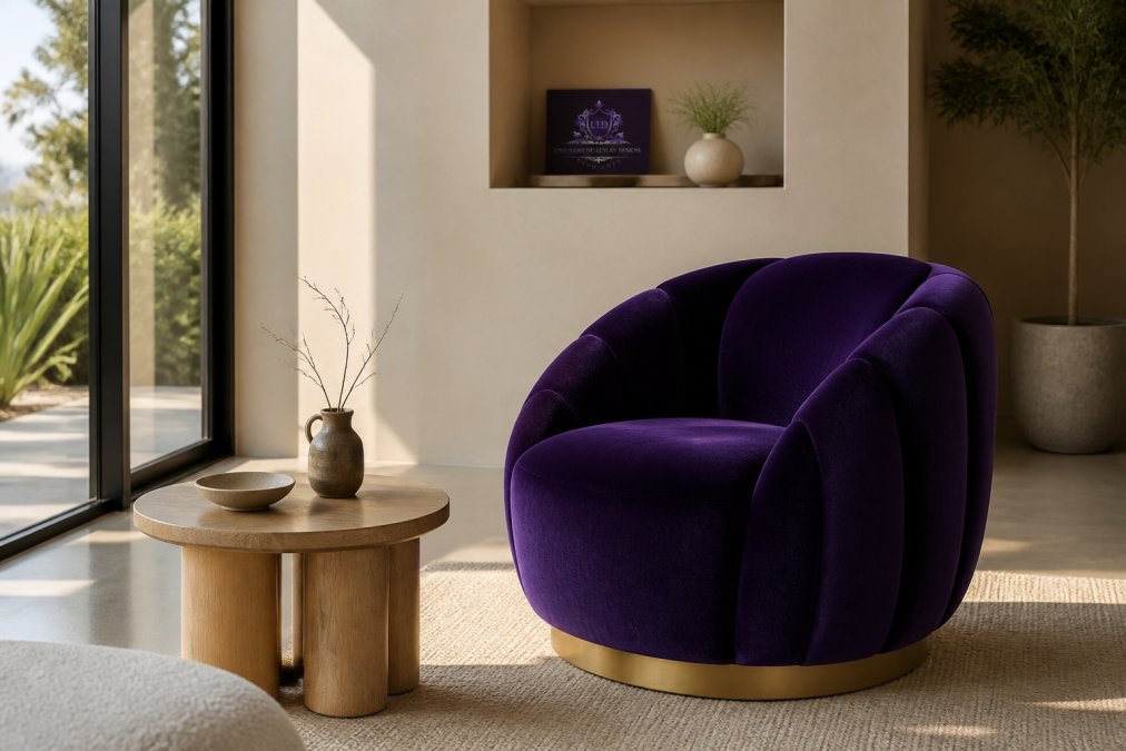 Step-by-step visual guide for statement furniture pieces