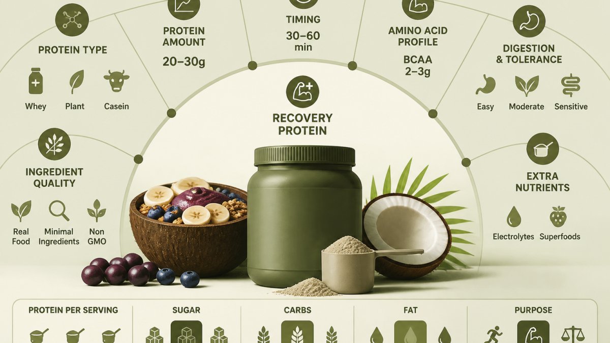 How to Choose the Best Recovery Protein Powder