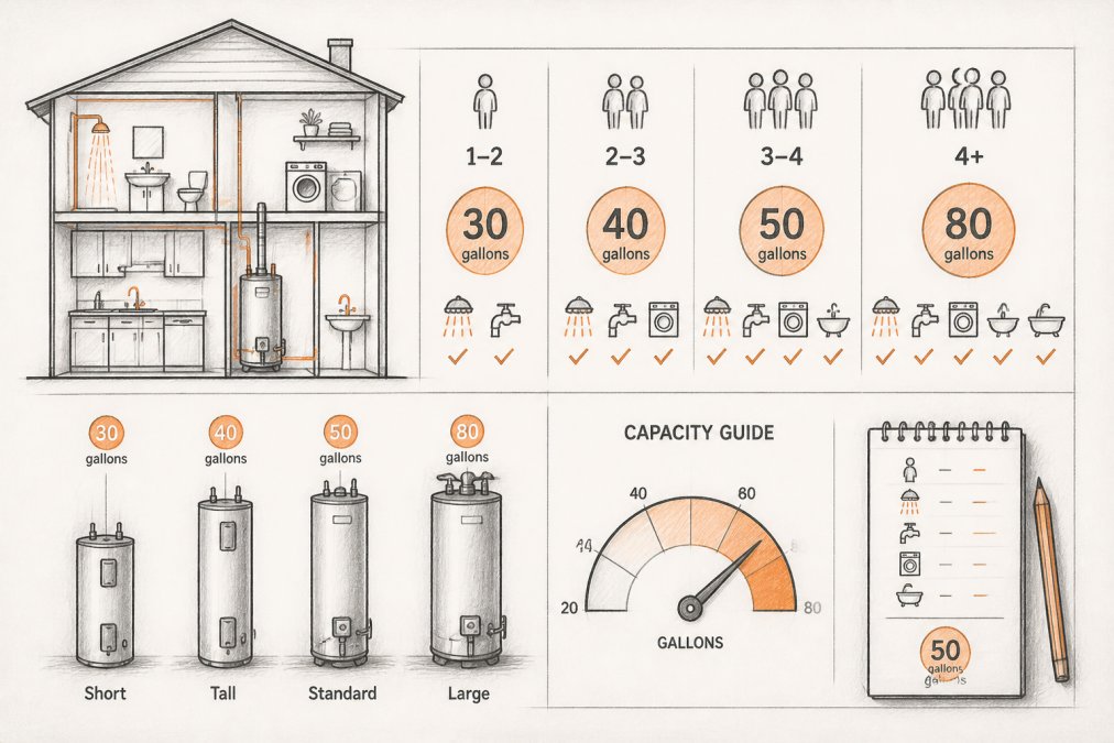 How to Choose Water Heater Size: A 2026 Guide