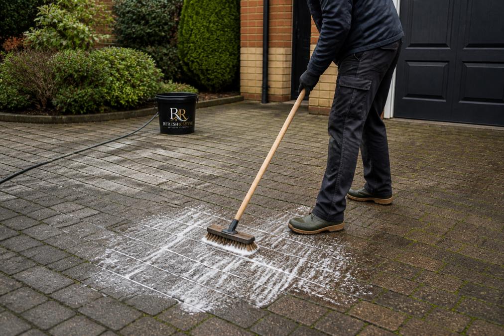How to Clean a Driveway Without Pressure Washing