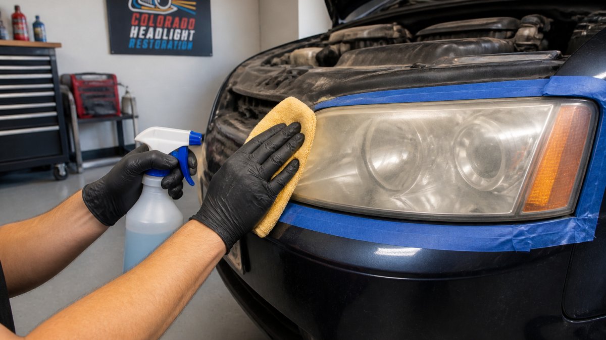 Illustration for How to Clean Cloudy Headlights and Restore Clarity