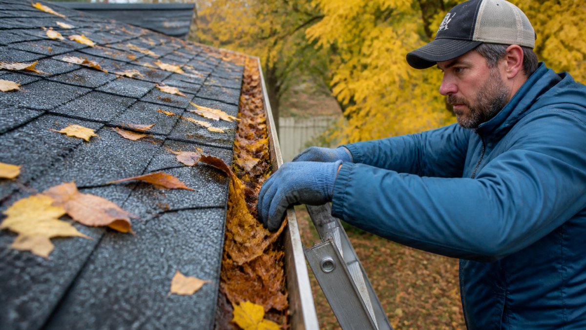 How to Clean Gutters Safely in Autumn