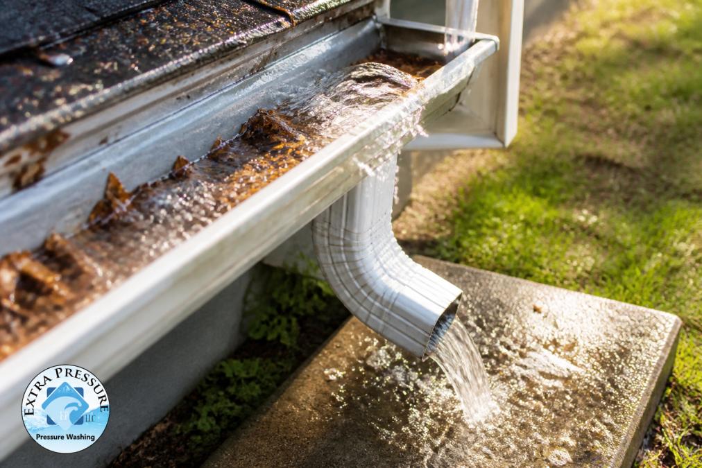 Step-by-step visual guide for clean gutters without ladder