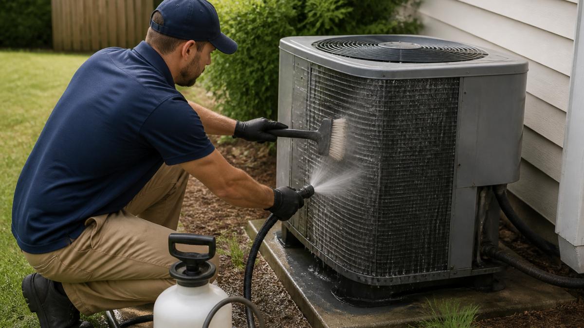 How to Clean Outdoor AC Condenser Coils (2026 Guide)