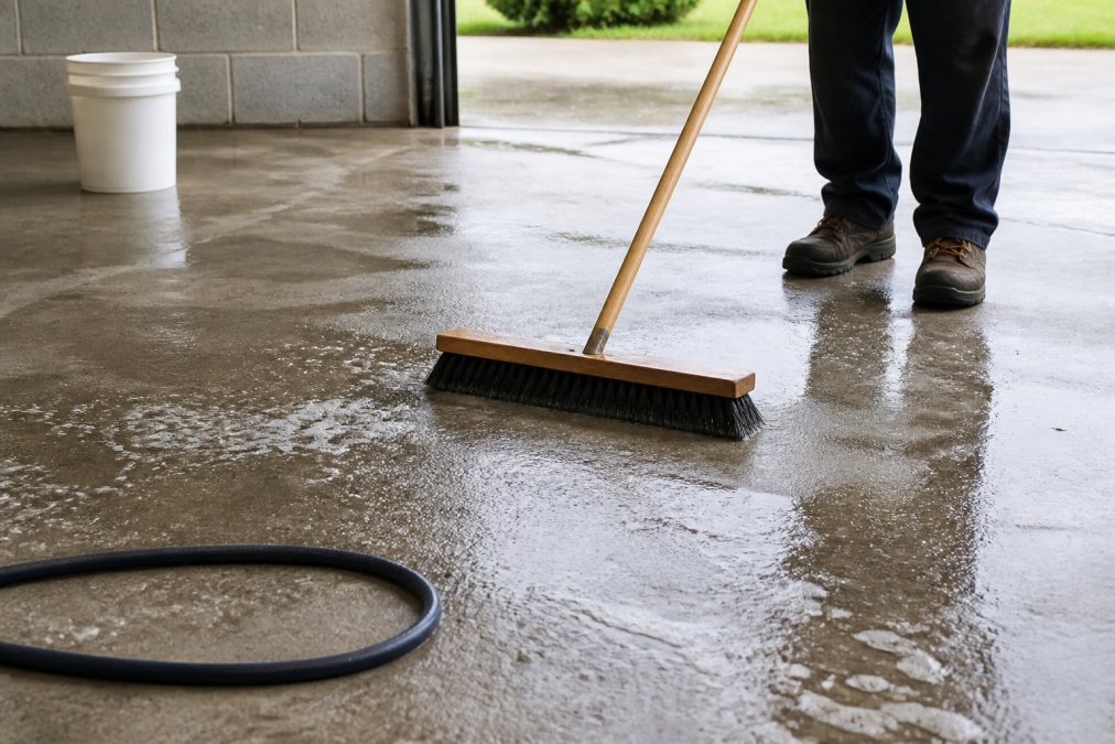 How to Clean Porous Concrete Floors: Step-by-Step