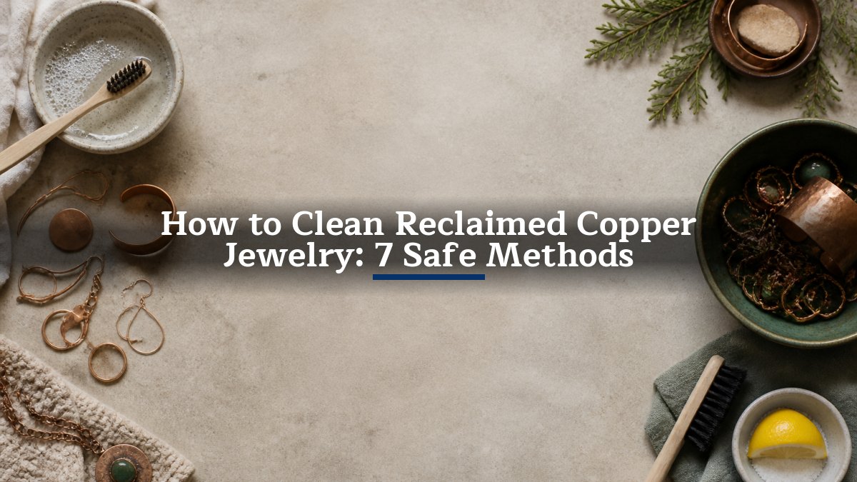How to Clean Reclaimed Copper Jewelry: 7 Safe Methods