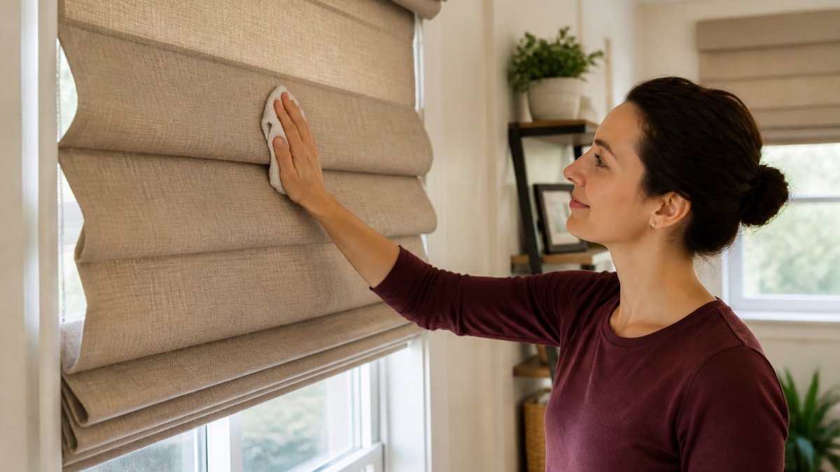 How to Clean Roman Shades Properly: A 2026 Guide