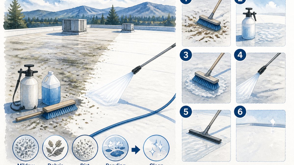 How to Clean Spray Foam Roof Coating: Step-by-Step Guide