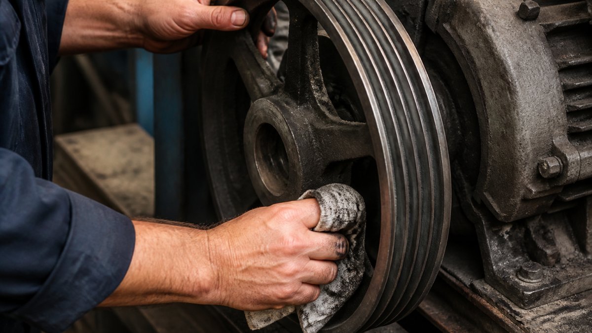 How to Clean V-Belt Pulleys Properly