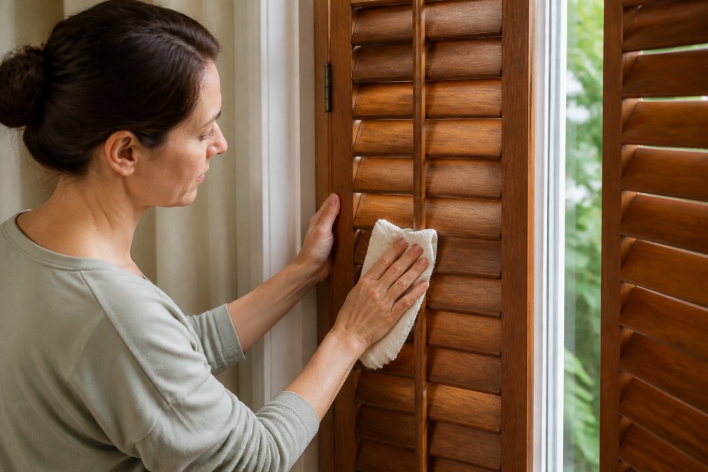 How to Clean Wooden Window Shutters: A Simple Guide