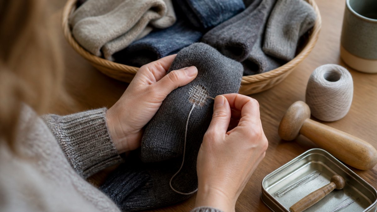 How to Darn Socks by Hand: A Beginner's Guide