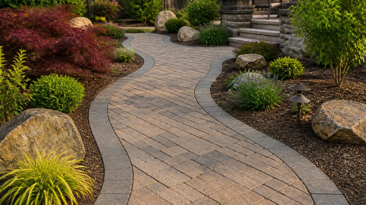 How to Design a Curved Backyard Pathway