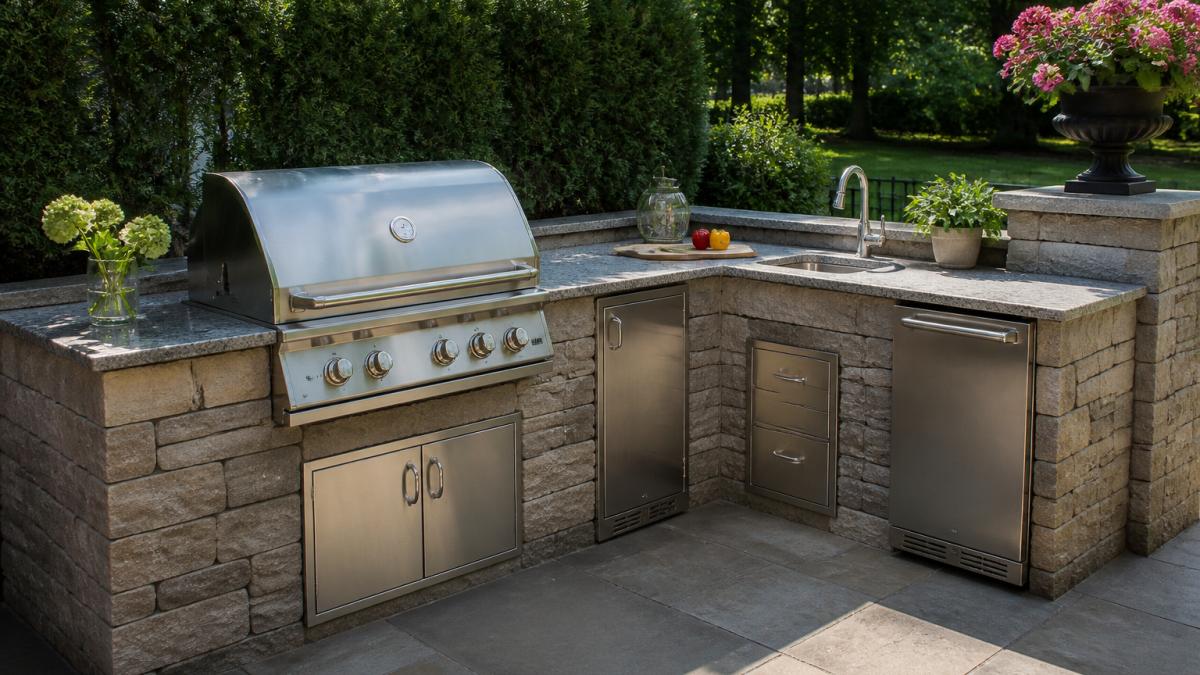 How to Design a Small Outdoor Kitchen Space