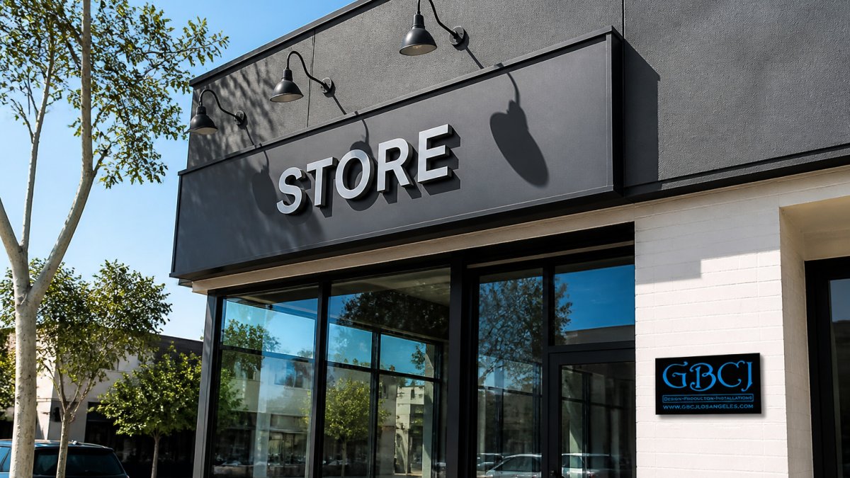 How to Design Effective Storefront Signage in Los Angeles