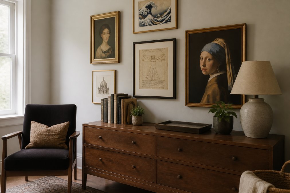 How to Display Art History Prints at Home