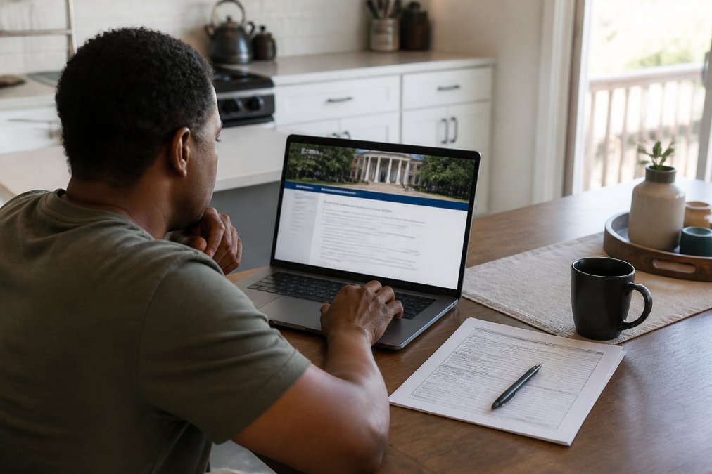 A person follows a digital process to dispute accident report details via an online government portal.