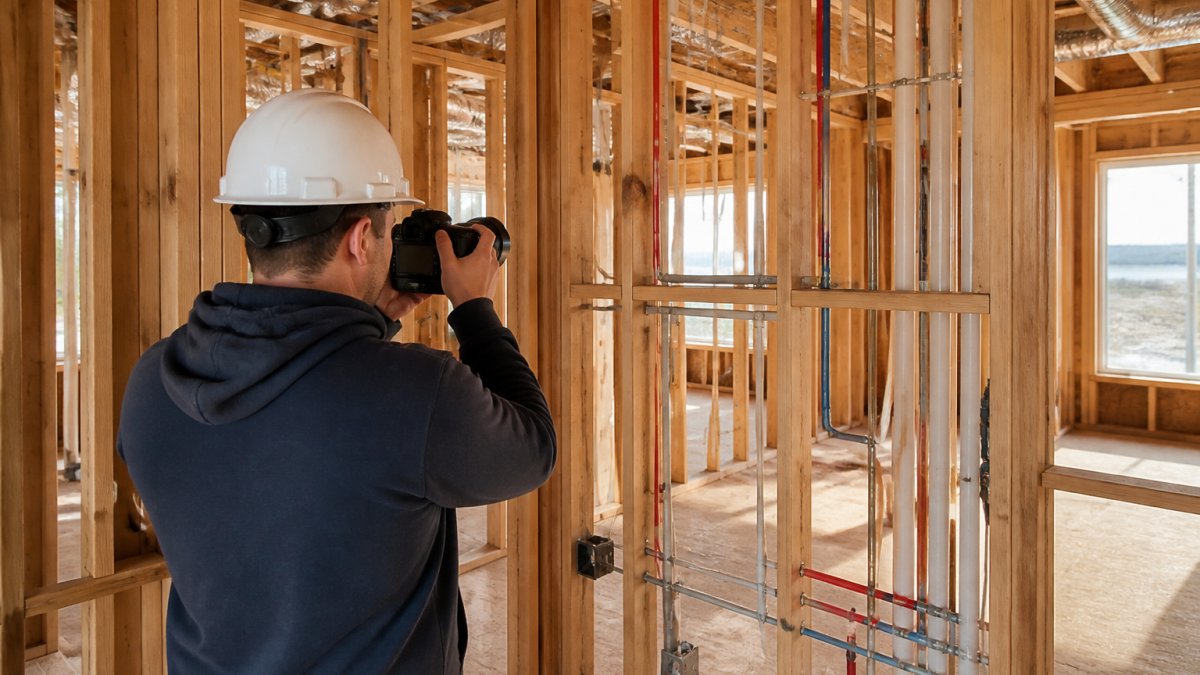 How to Document Construction Progress Before Drywall
