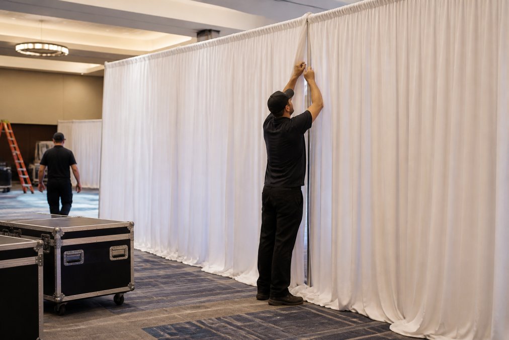 How to Drape a Room Professionally: 2026 Setup Guide