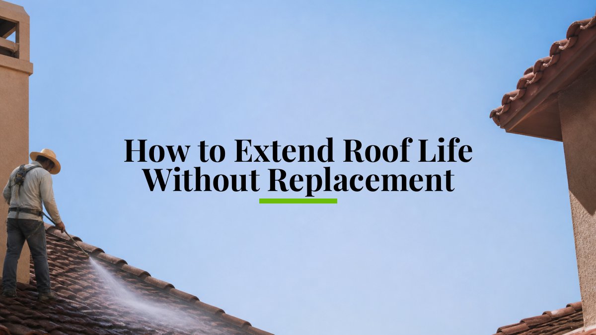 How to Extend Roof Life Without Replacement